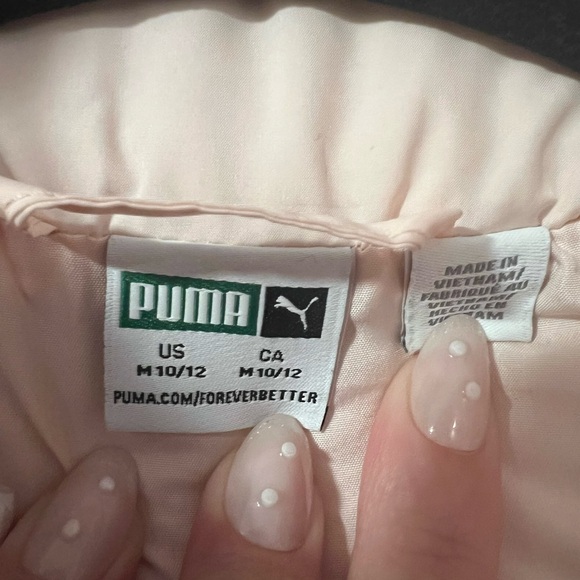 Puma Light Pink Puffer Vest - Picture 5 of 5